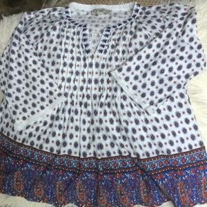 India Pattern Peasants Blouse🌺HP🌺
